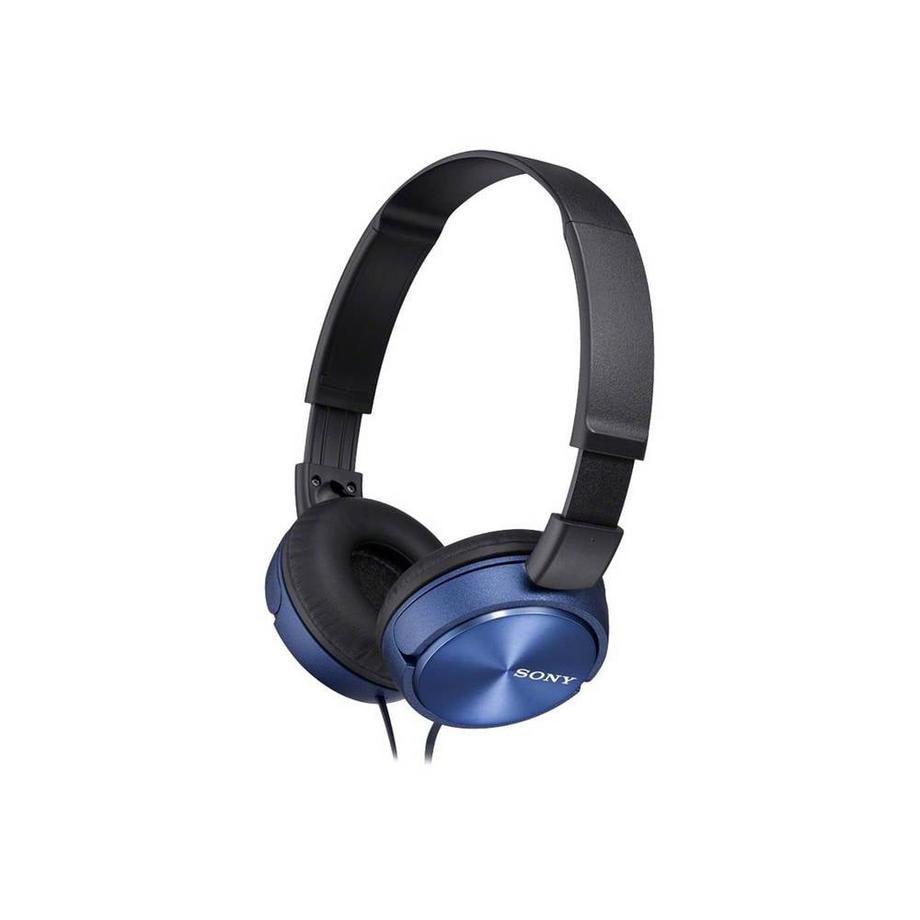 SONY  MDR-ZX310AP On Ear cuffia auricolare via cavo Blu headset con microfono, pieghevole 