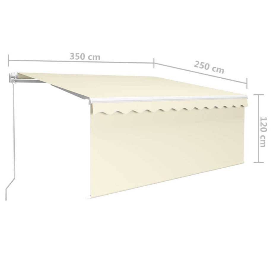 VidaXL Markise aluminium  