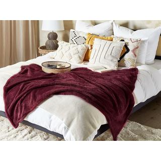 Beliani NAMDU Couverture Polaire Classique en Polyester  