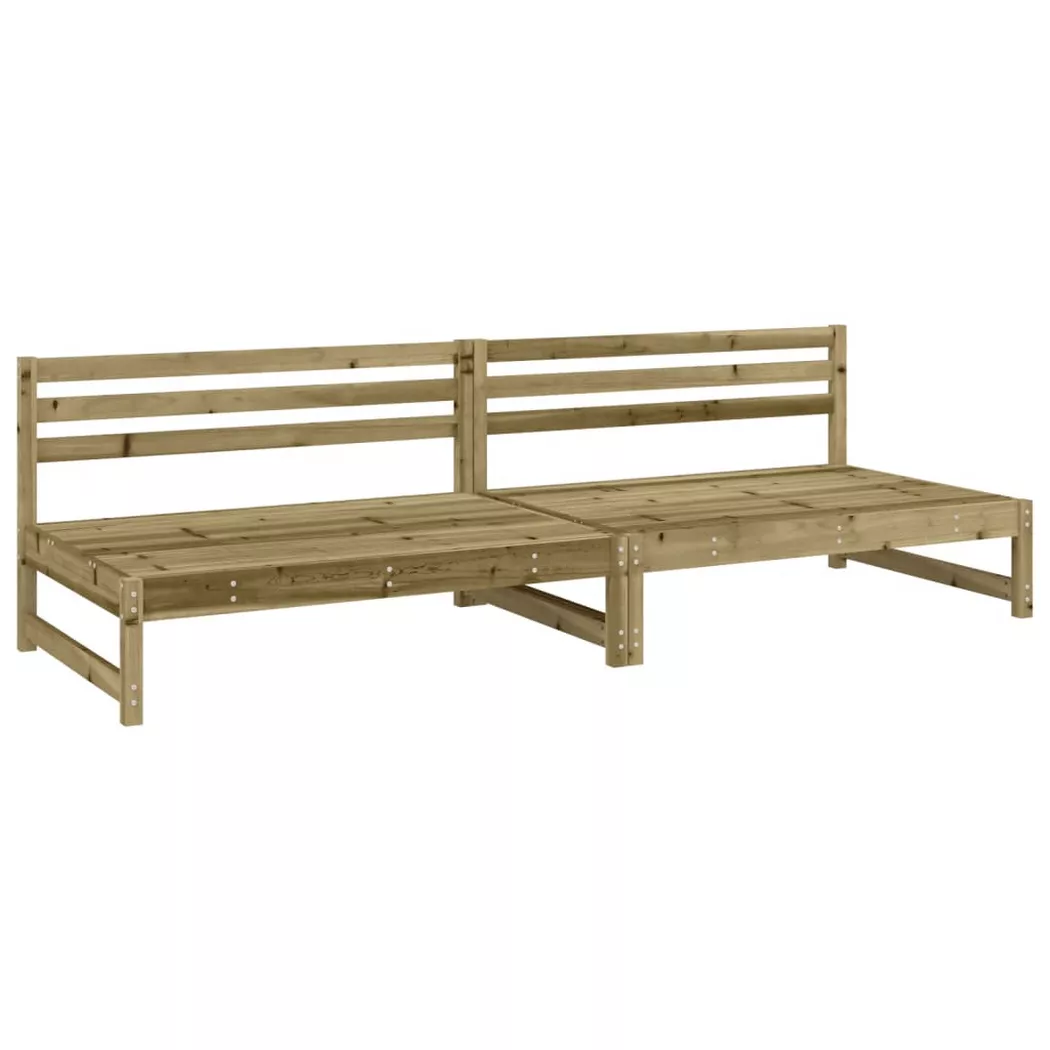 VidaXL - Garten mittelsofa imprägniertes kiefernholz, One Size, Braun