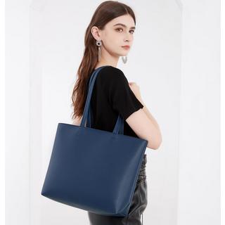 Only-bags.store  Sacs à poignée, sacs à main simples en cuir PU pour le travail, l'école, le shopping avec fermeture à glissière et poche intérieure 