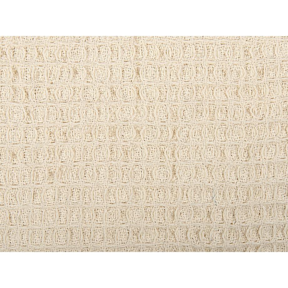 Beliani Boho Malu Baumwoll Kuscheldecke  