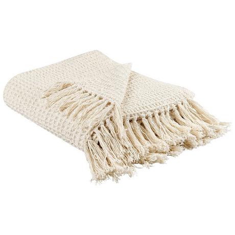 Beliani Coperta en Cotone Boho MALU  