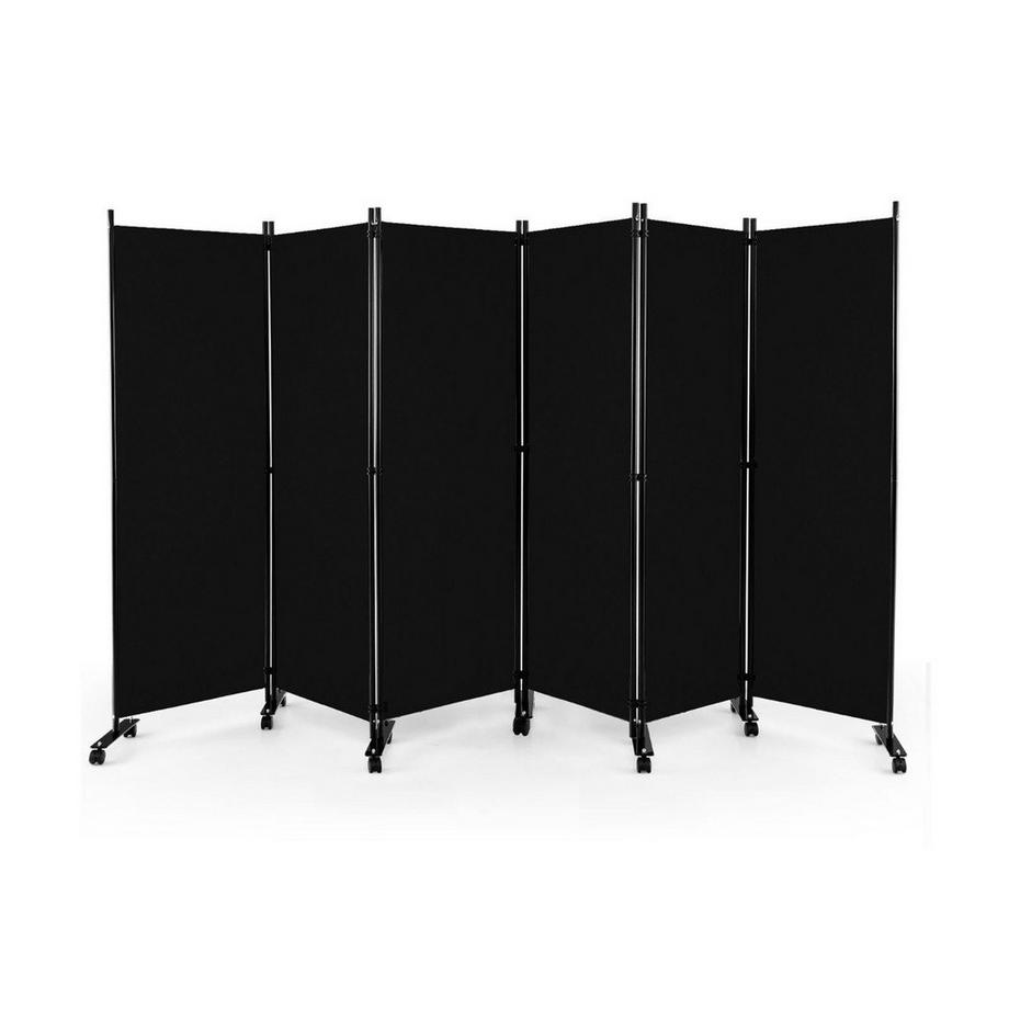Faltbarer Raumteiler mit 6 Paneelen