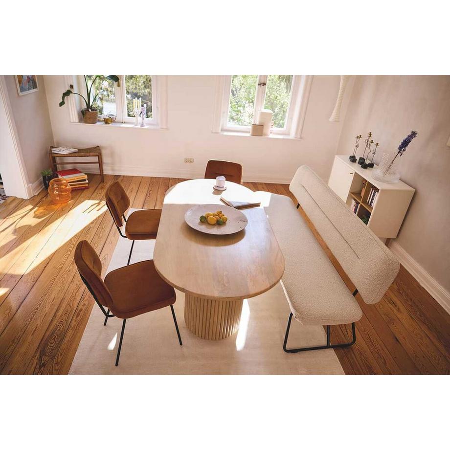 mutoni Tavolo da pranzo Piccard in legno di mango naturale 180  