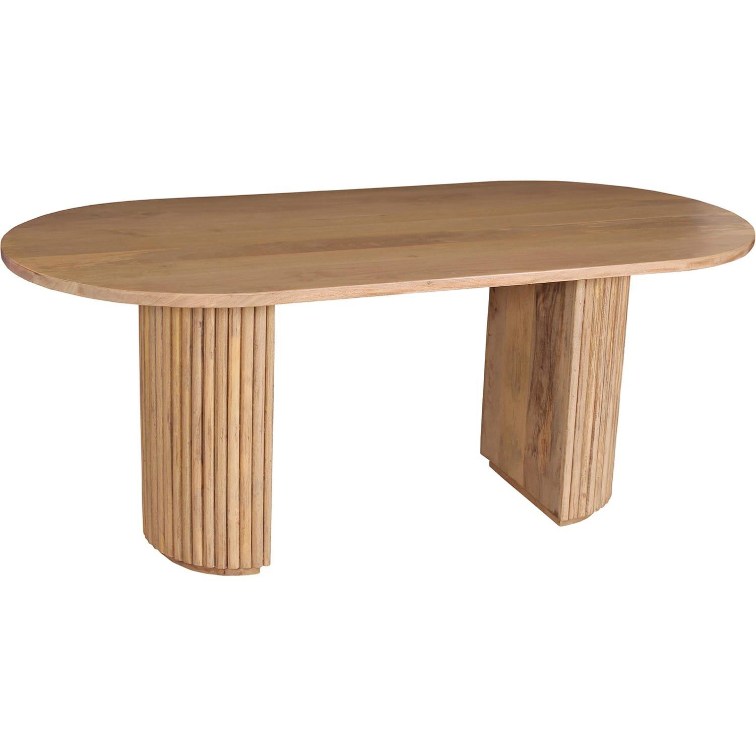 mutoni Table à manger Piccard manguier naturel 180  