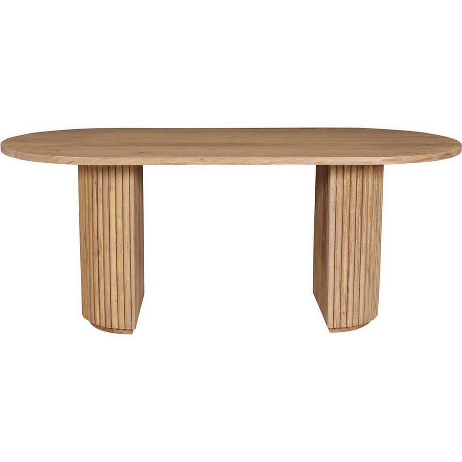 Tavolo da pranzo Piccard in legno di mango naturale 180