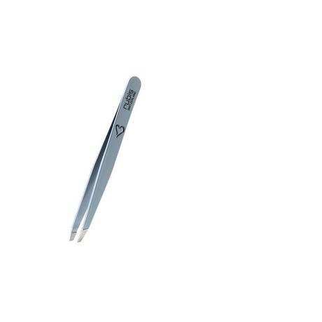 Rubis  Pinzette schräg, hellblau mit Herz 