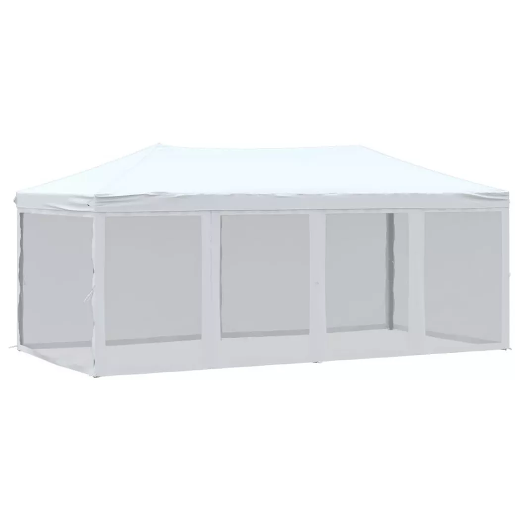 VidaXL - tenda per feste Tessuto, One Size, Blanco