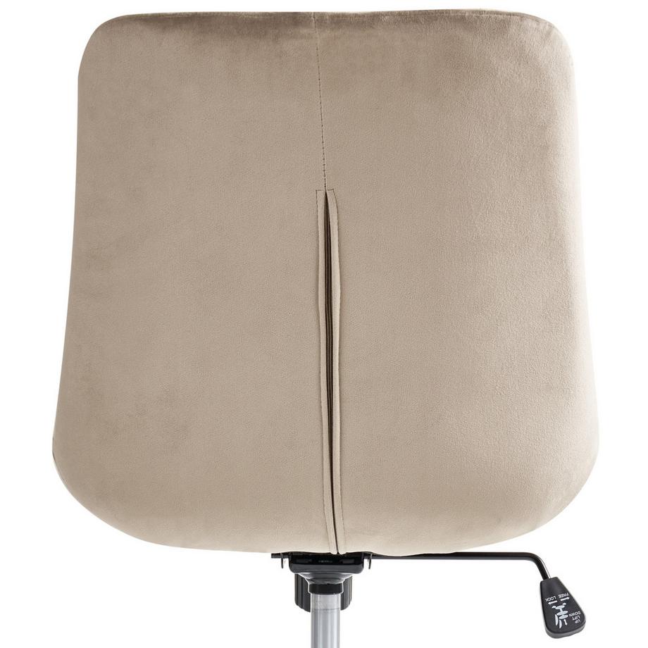 Beliani Chaise de bureau en Velours  MELROSE  