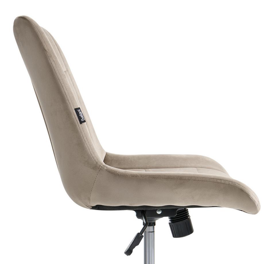 Beliani Chaise de bureau en Velours  MELROSE  