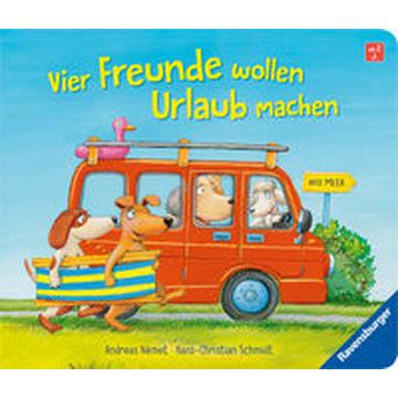 Vier Freunde wollen Urlaub machen