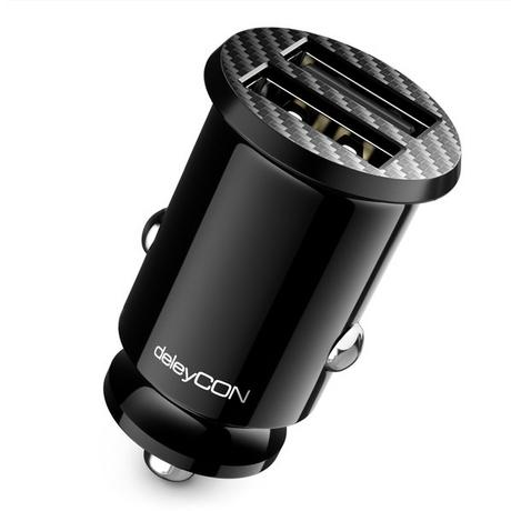 deleyCON  deleyCON MK4191 chargeur d'appareils mobiles Noir Auto 