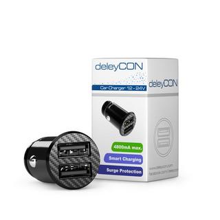 deleyCON  deleyCON MK4191 Ladegerät für Mobilgeräte Schwarz Auto 