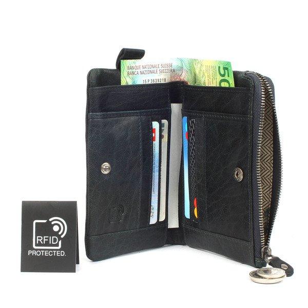 Margelisch Hamburg 2 Steel Blue Portafoglio  