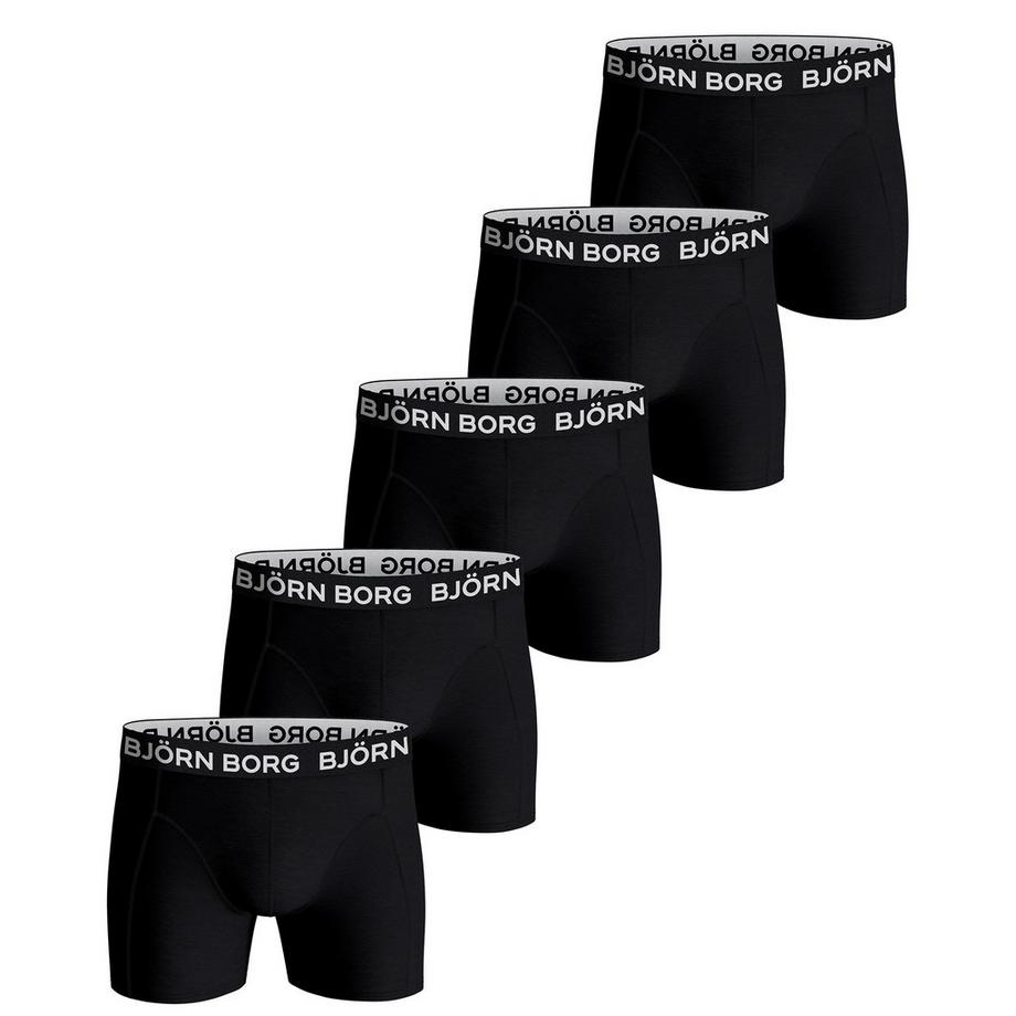 Boxer  Pack de 5 Conforme à la silhouette-Cotton Stretch Trunks Big Logo 5P