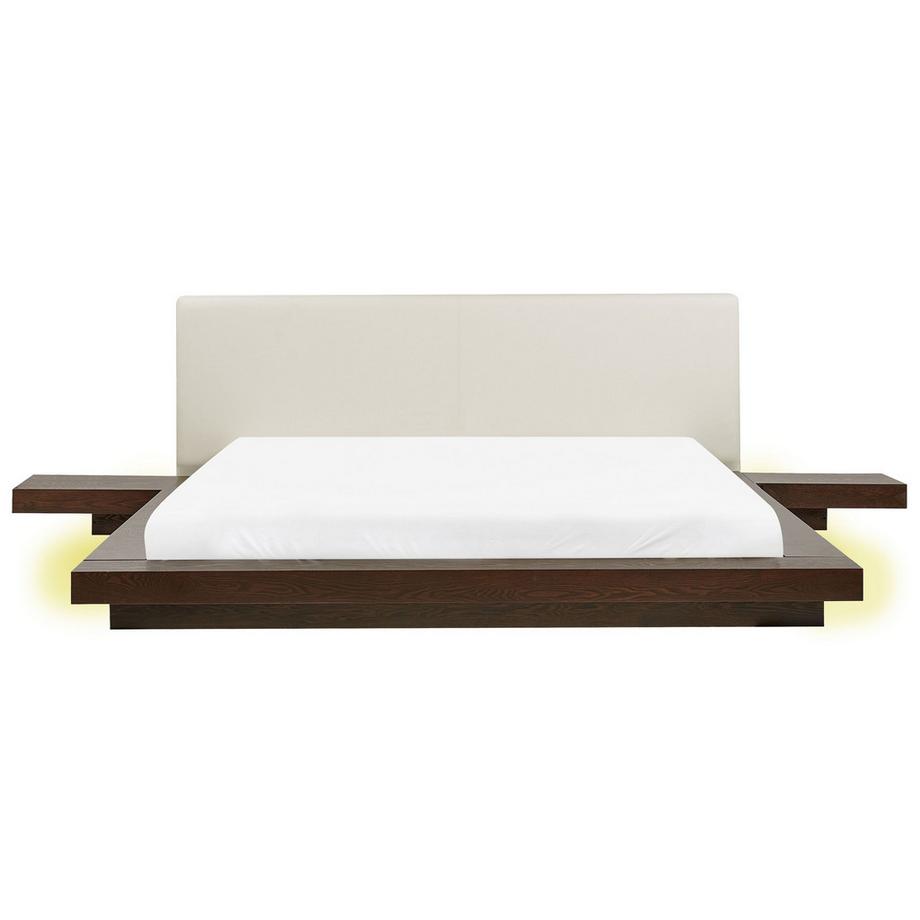 Beliani Lit avec LED en MDF  ZEN  