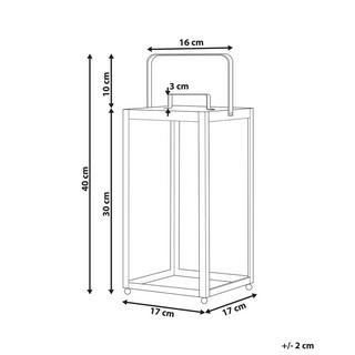 Beliani  Lanterna en Ferro Moderno LEPAR 