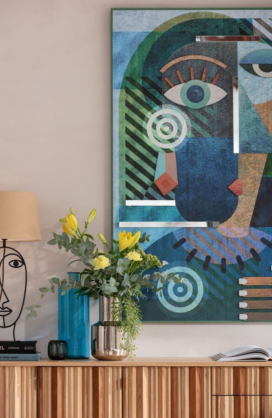 KARE Design Buffet Concertina nature 186x74  