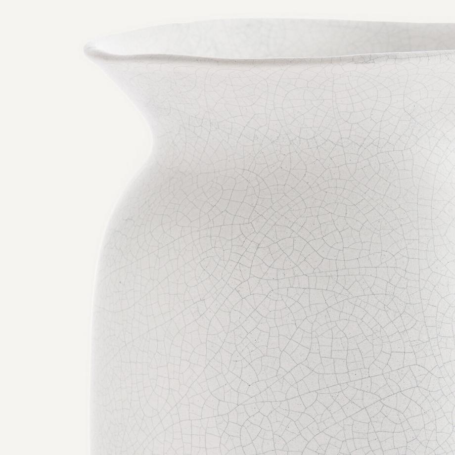 AM.PM Vase Estre aus Craquelé-Steingut  