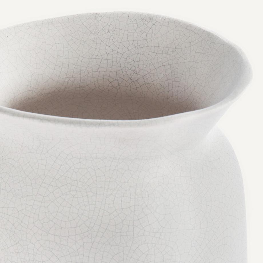 AM.PM Vase Estre aus Craquelé-Steingut  