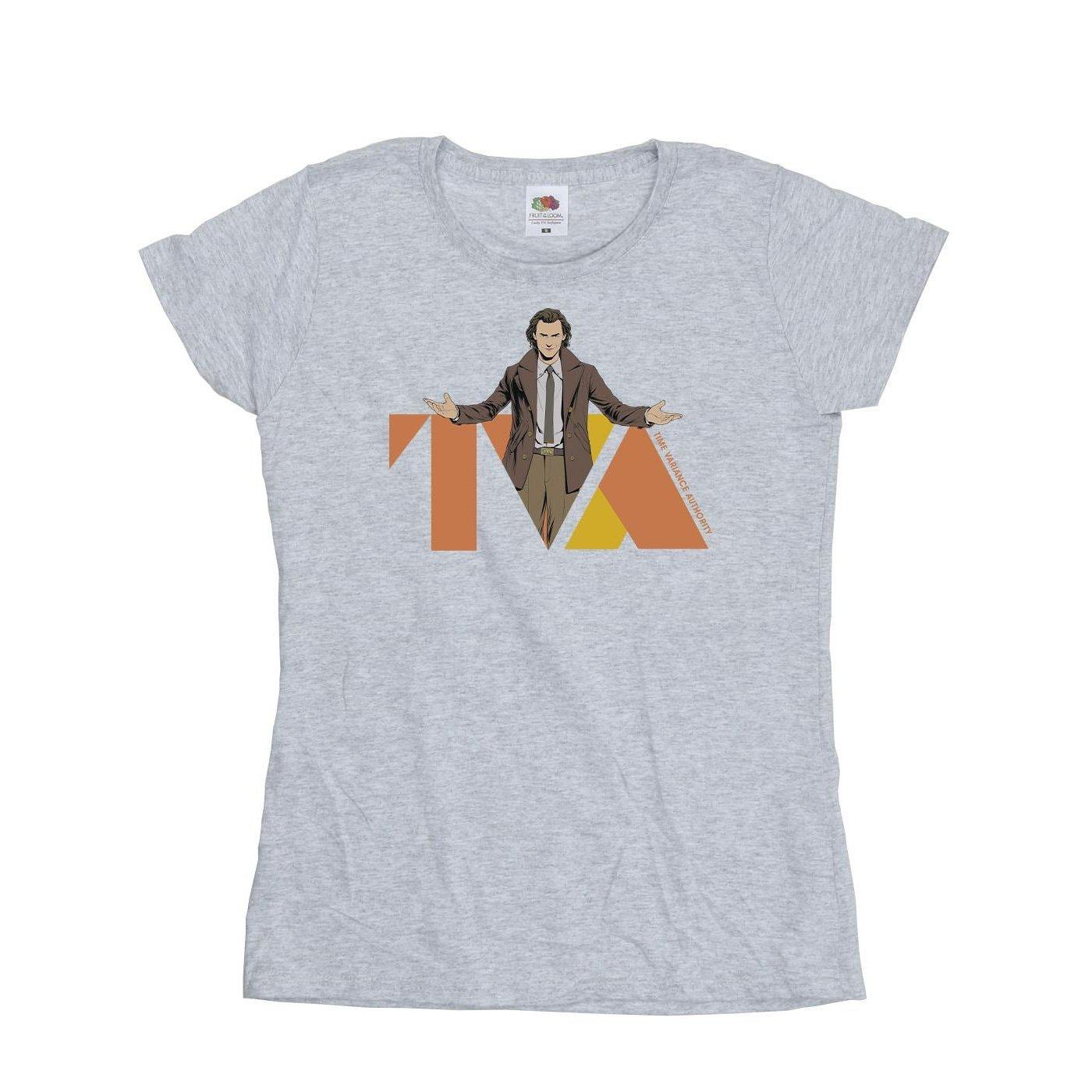 Image of Loki Tva Pose Tshirt Damen Grau XXL