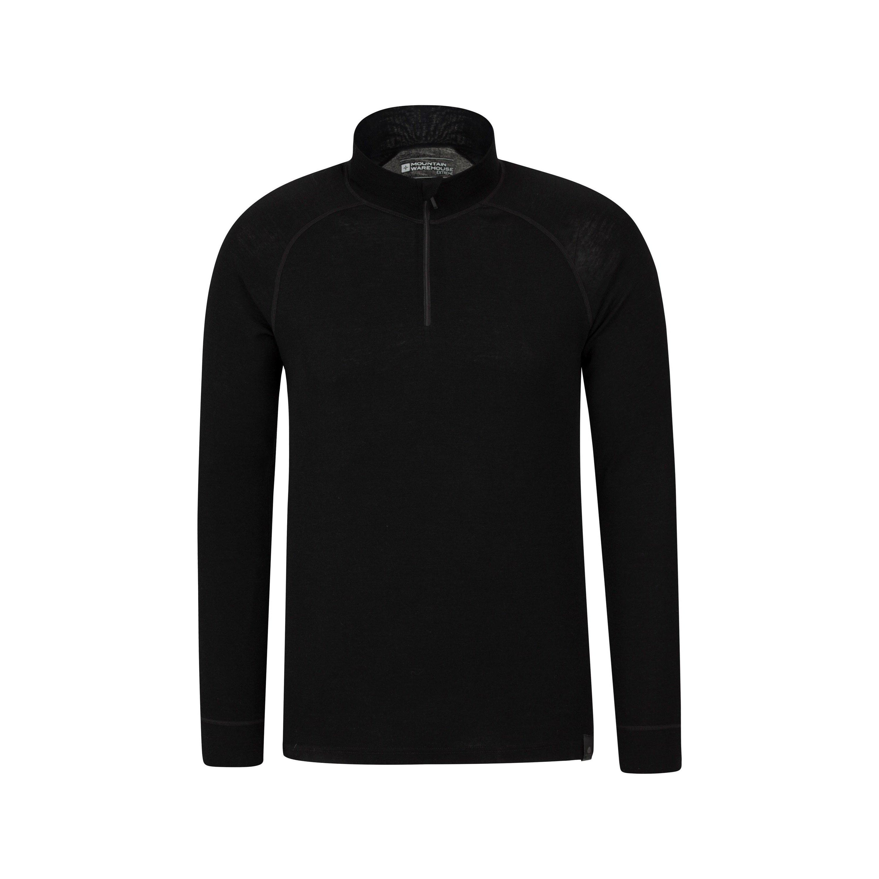 Image of Thermotop Reißverschluss Herren Schwarz XS