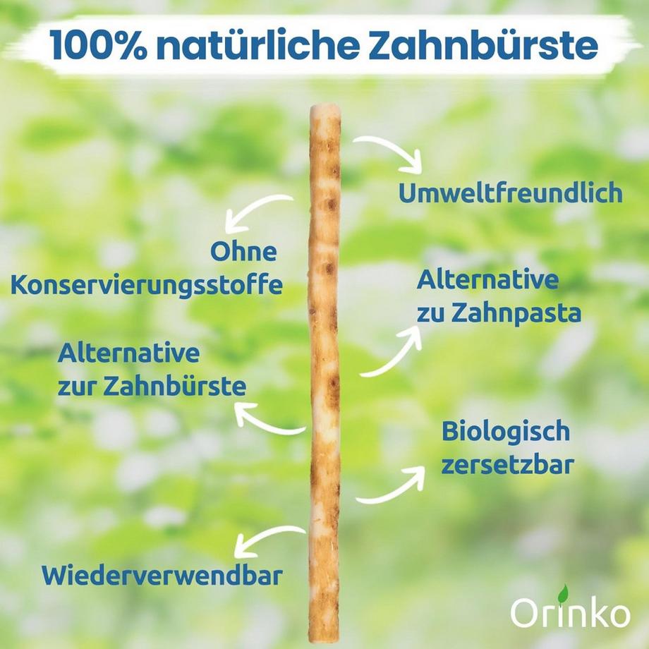 Orinko  Miswak Natürliche Zahnbürste 2er-Pack 