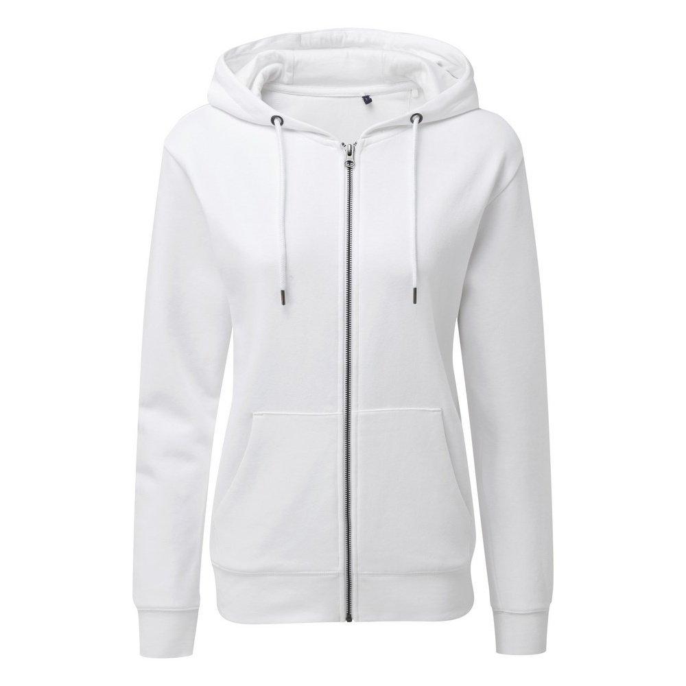 Image of Zipthrough Organic Hoodie Damen Weiss 38