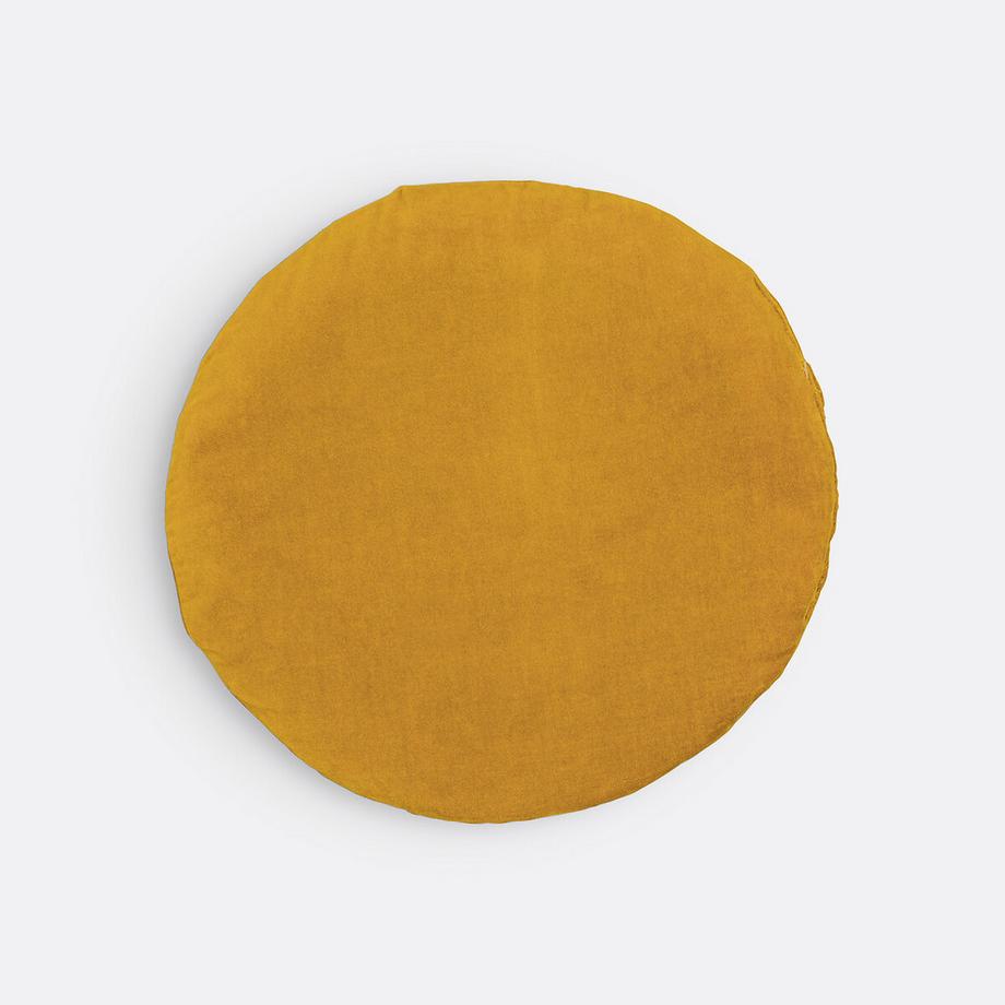 La Redoute Intérieurs Galette de chaise ronde velours  