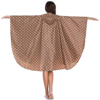 Alopini Kapuzen Regencape mit Reissverschluss  