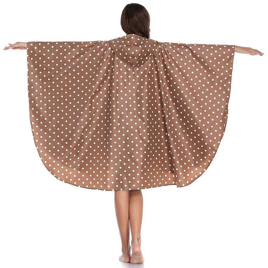 Alopini Kapuzen Regencape mit Reissverschluss  