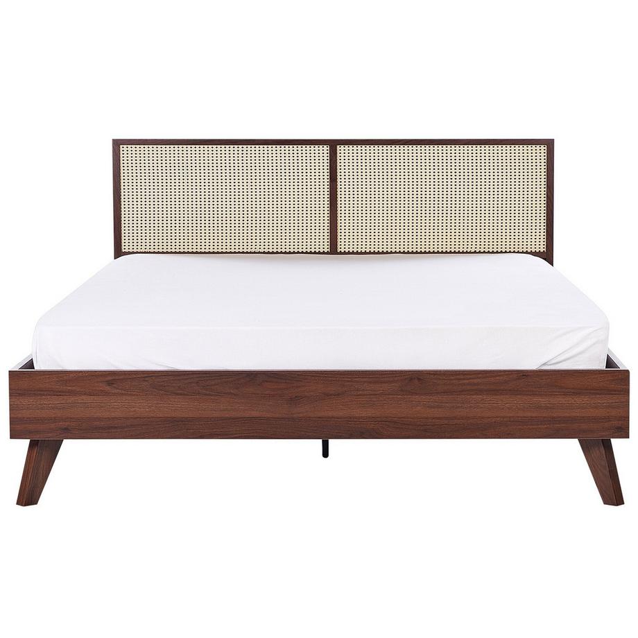 Beliani Letto a doghe en Pannello di fibre (LDF) Boho MONPAZIER  