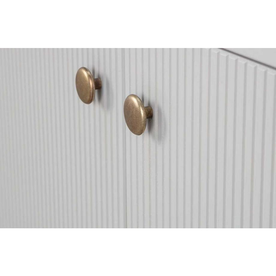 mutoni Garderobenschrank Madu Kiefer cloud grey 100x195  