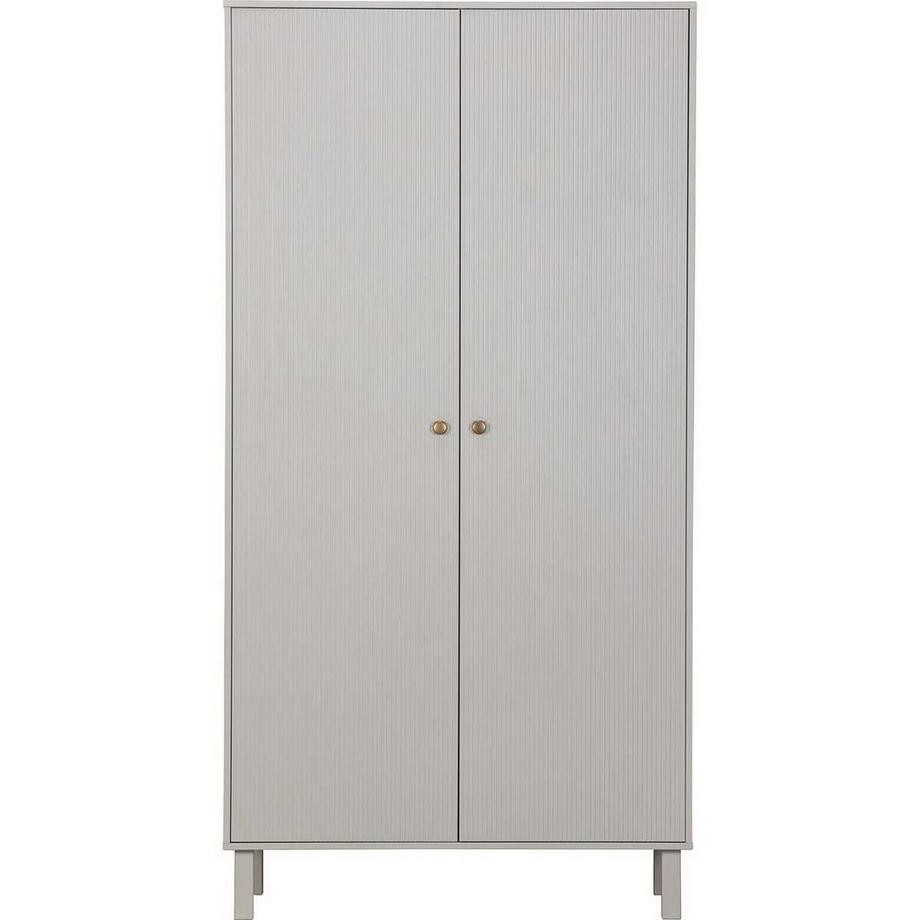 mutoni Garderobenschrank Madu Kiefer cloud grey 100x195  