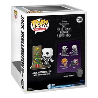 Funko  POP Deluxe Disney figure Nightmare Before Christmas 30th Anniversary Jack Skellington With Christmas Door 