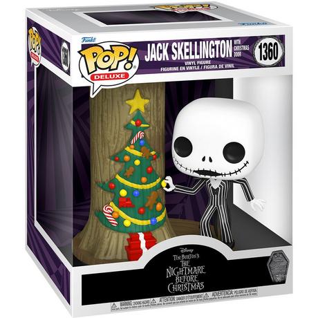 Funko  POP Deluxe Disney figure Nightmare Before Christmas 30th Anniversary Jack Skellington With Christmas Door 