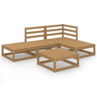 VidaXL Ensemble de meubles de jardin bois de pin  