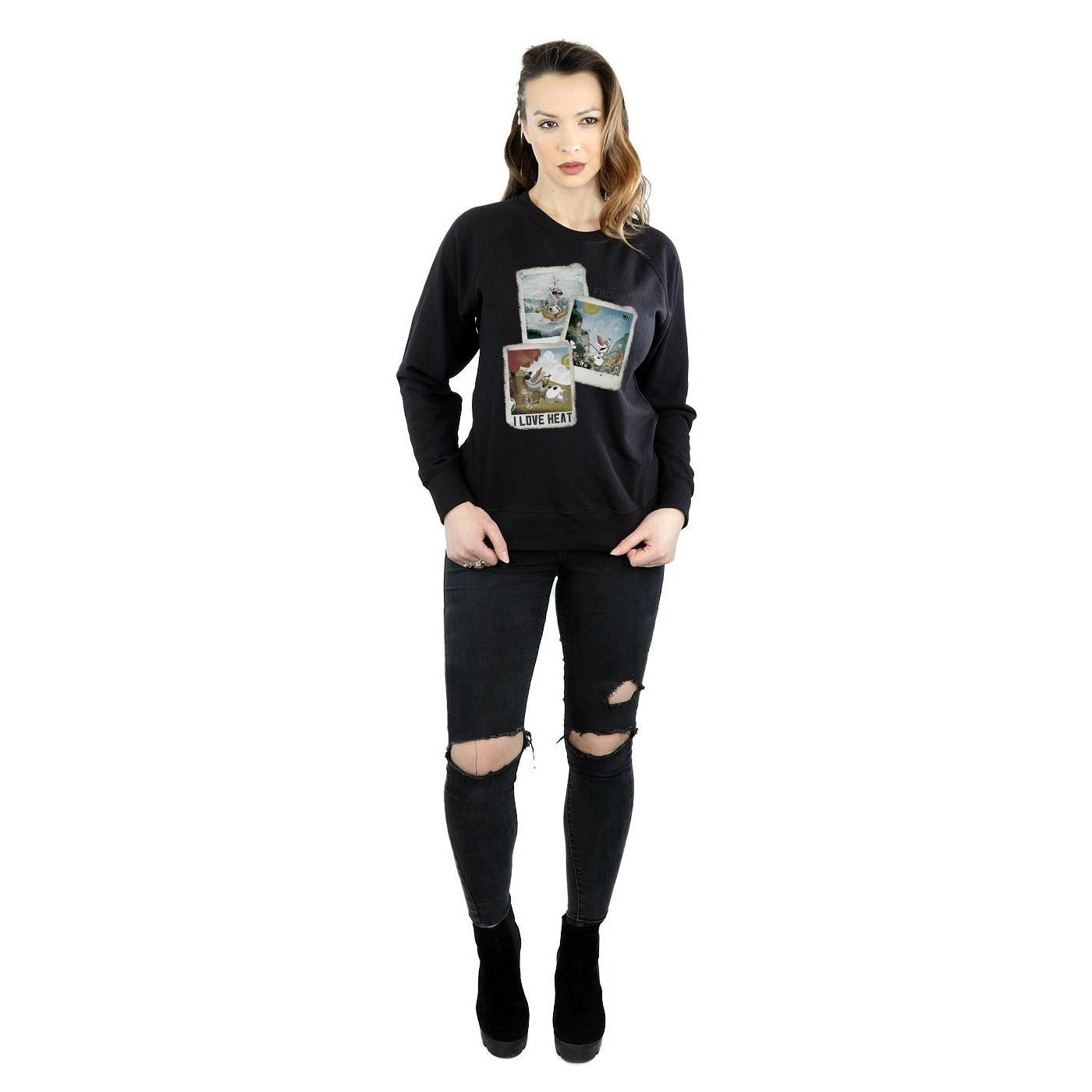 FROZEN Olaf I Love Heat Sweatshirt Coupe Régulière  