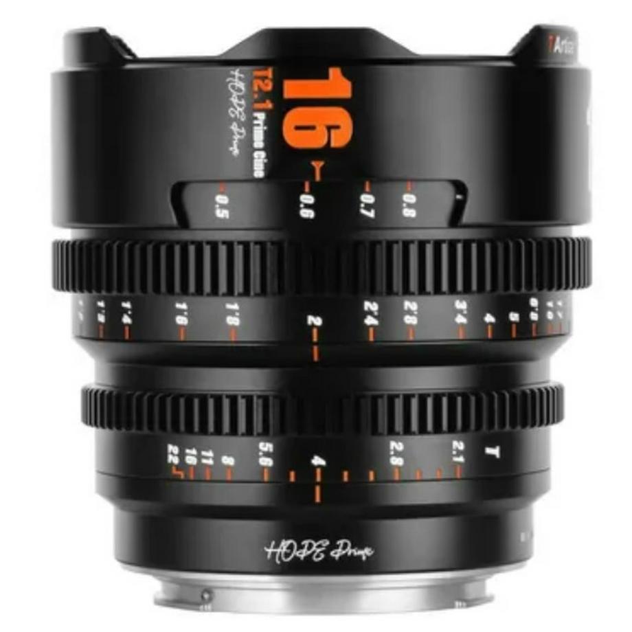 7ARTISANS  7Artisans 16mm T2.1 Prime Cine (Fuji X) Schwarz 