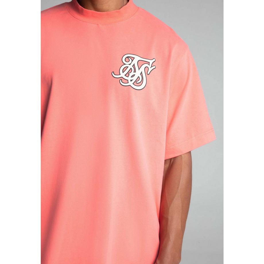 Sik Silk Logo T-Shirt Vestibilità Oversized  
