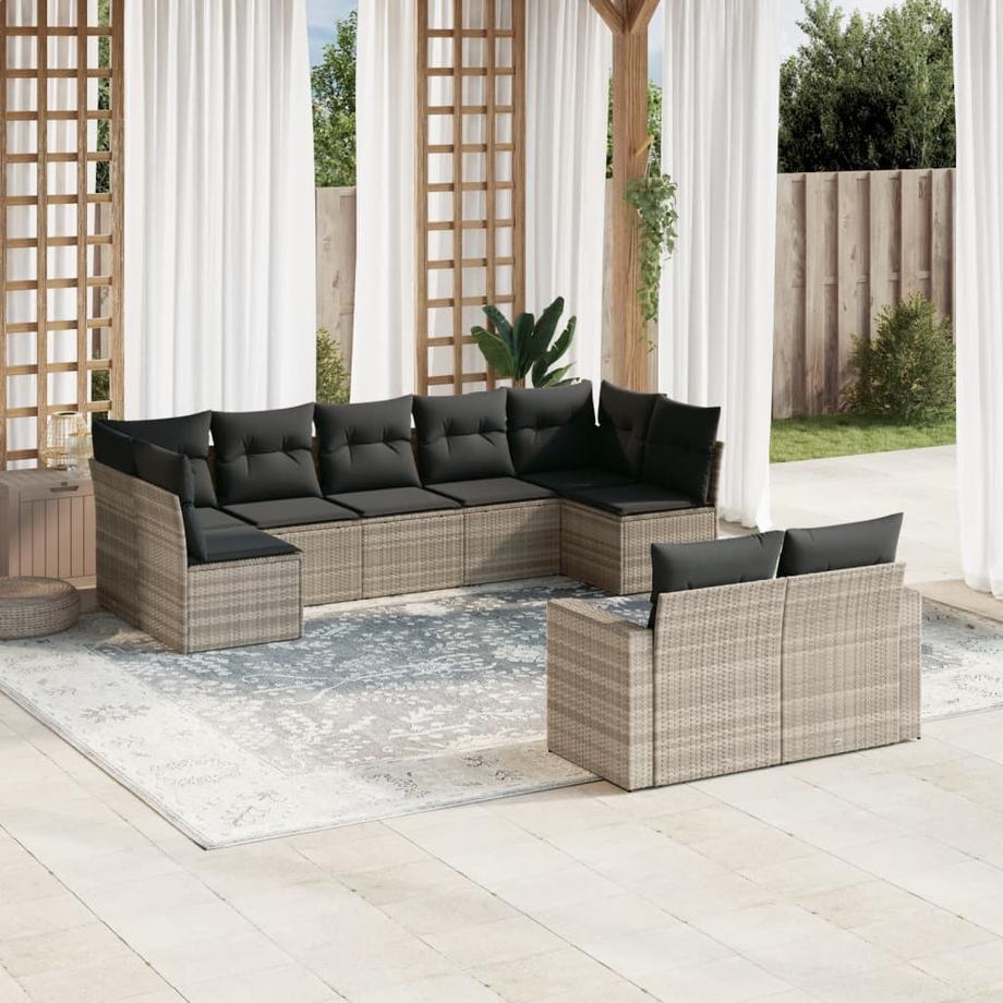 VidaXL Garten sofagarnitur poly-rattan  