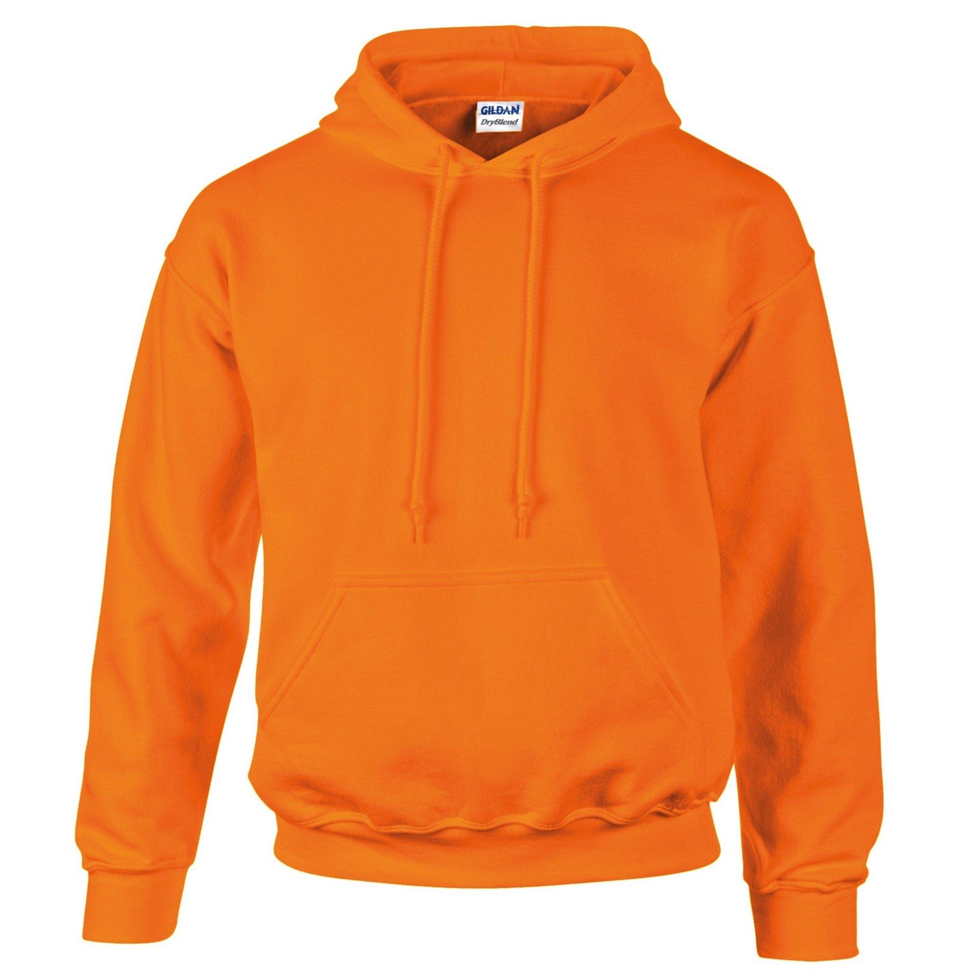 Image of Schwergewichts-dryblend Adult T-shirt Top Hoodie Herren Orange S
