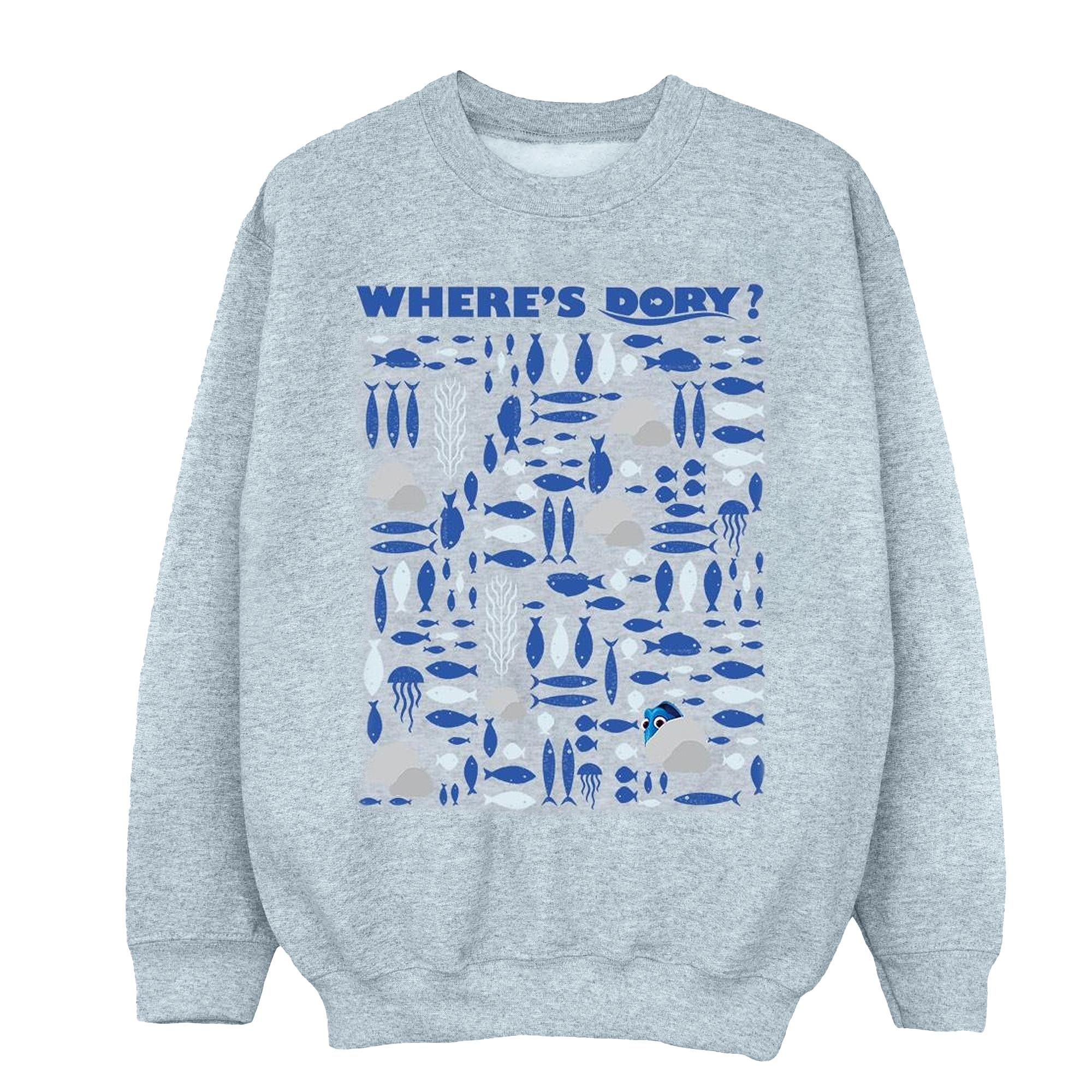 Image of Finding Dory Where's Dory? Sweatshirt Mädchen Grau 152-158