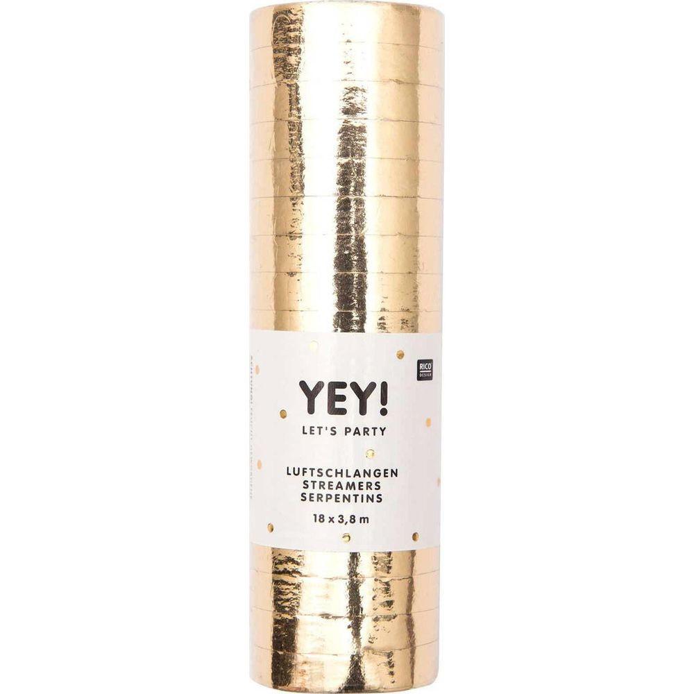 Image of Rico Design 81004.02.11 Partydekorationen Unisex Gold ONE SIZE