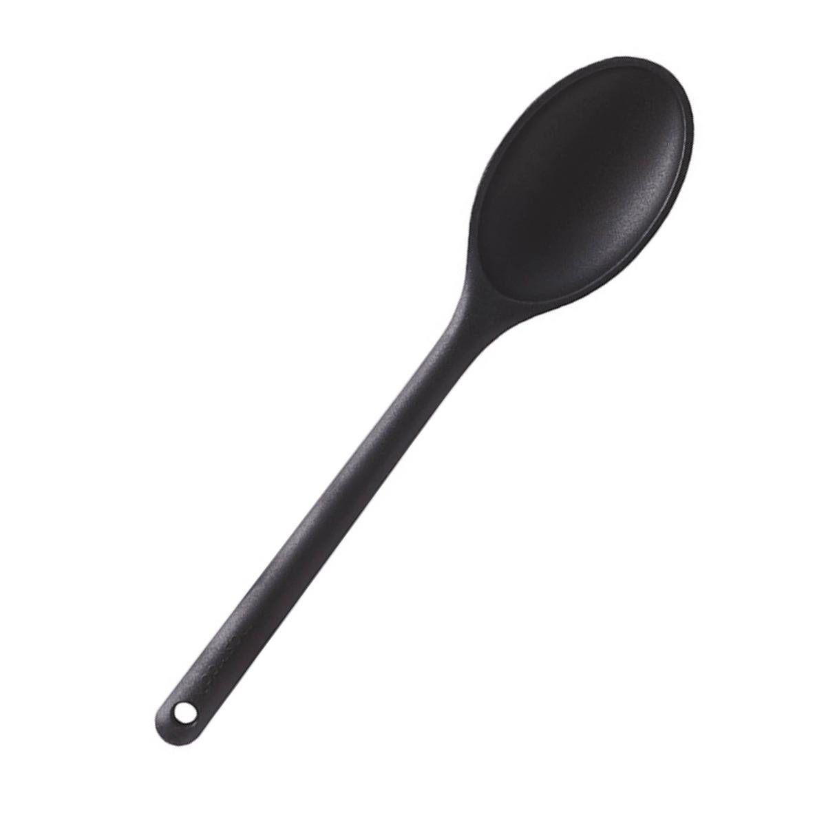 mastrad  Cuillère de cuisine en silicone noir 