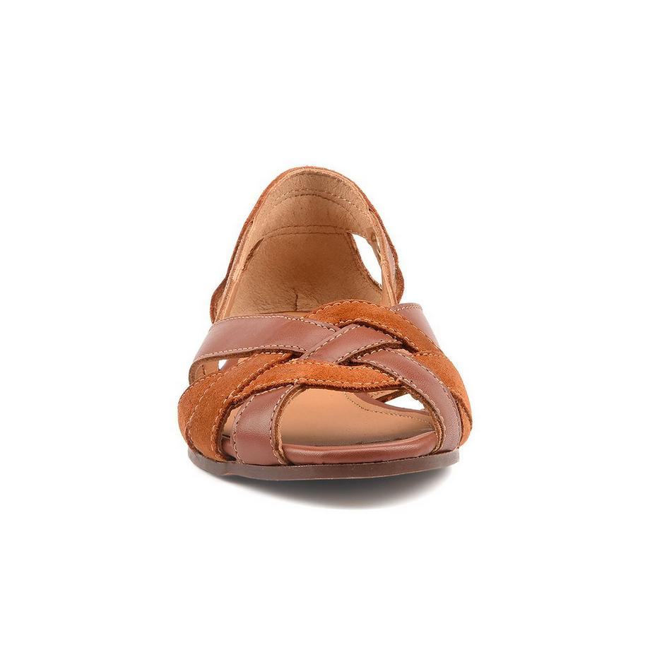 Odaje Clémentine Offene Zehen Flache Schuhe  
