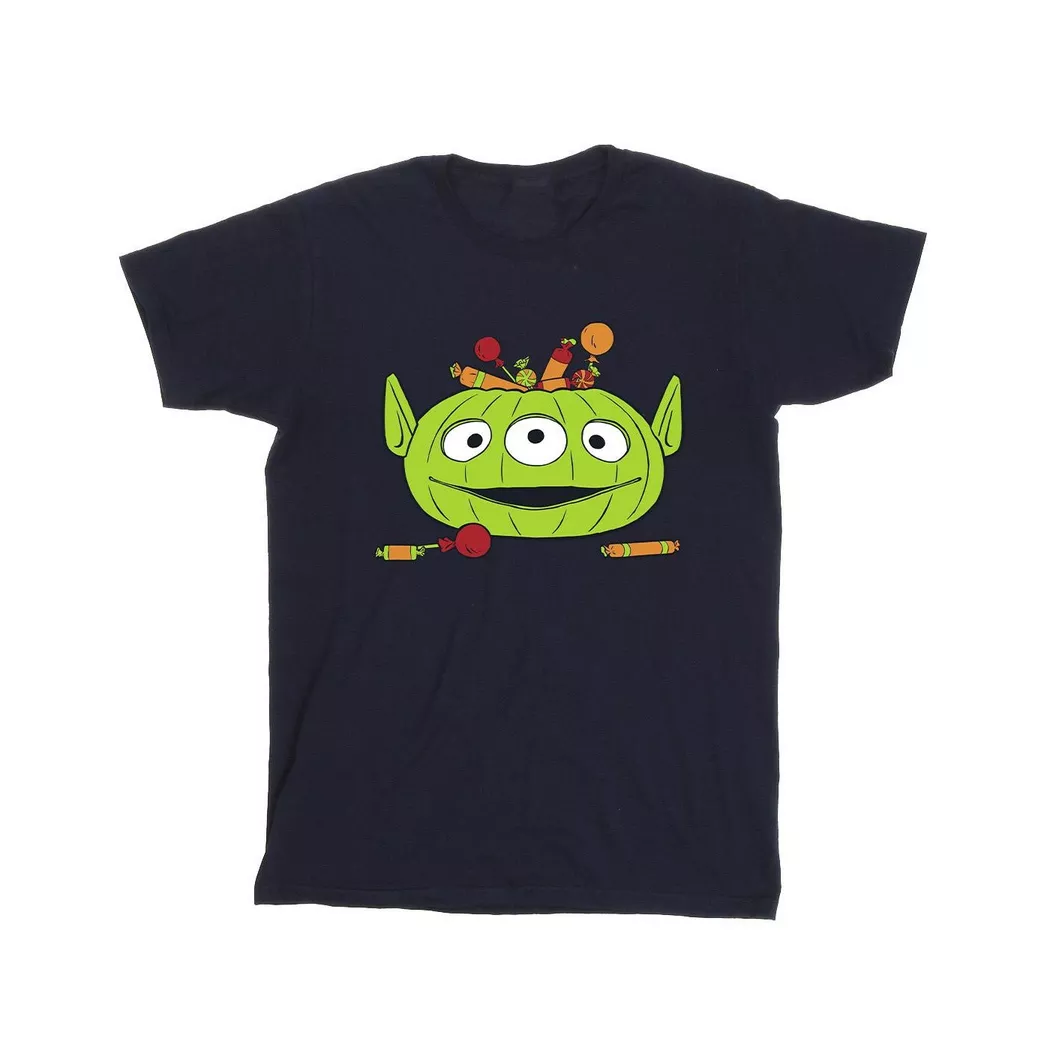 Toy Story - Alien Pumpkin Basket TShirt Halloween, für Herren, Marine, Größe 3XL