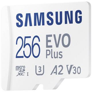 SAMSUNG  EVO Plus SDXC-Karte 256 GB Class 10, Class 10 UHS-I, UHS-I, v30 Video Speed Class A2 