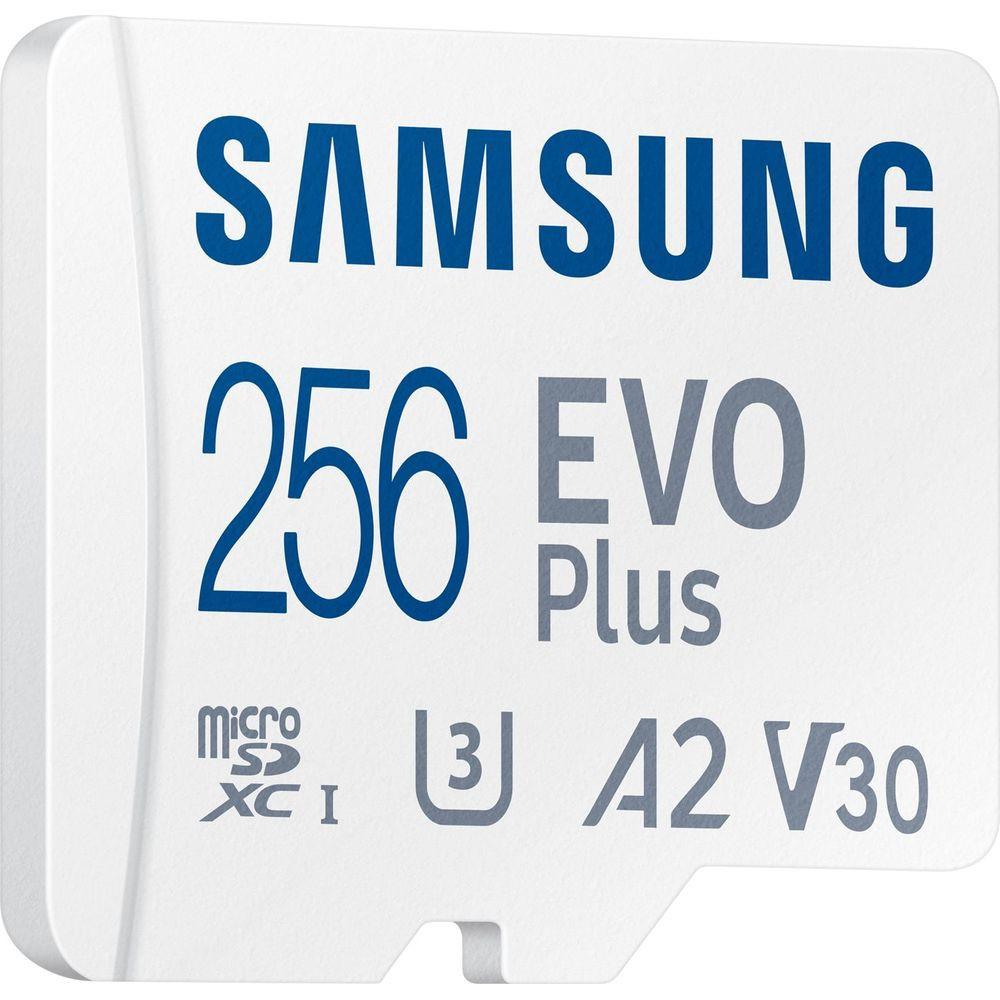 SAMSUNG  EVO Plus SDXC-Karte 256 GB Class 10, Class 10 UHS-I, UHS-I, v30 Video Speed Class A2 